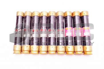 LOT OF 9 NEW BUSSMANN FRS-R-60 FUSETRON TIME-DELAY FUSES 600V