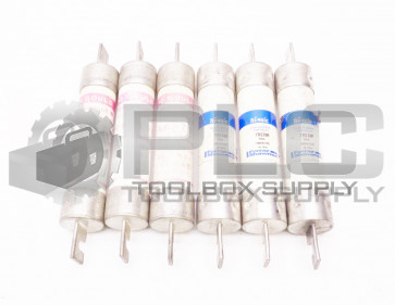 LOT OF 6 GOULD SHAWMUT TRS70R TIME DELAY FUSES 70A 600VAC/DC TRS-70-R