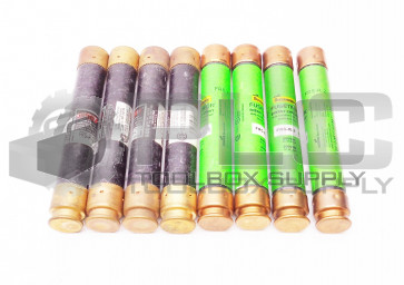 NEW LOT OF 8 FUSETRON FRS-R-2 DUAL ELEMENT TIME DELAY FUSE 