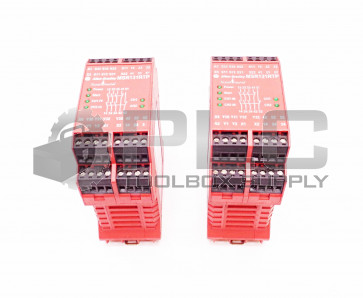 LOT OF 2 ALLEN BRADLEY MSR131RTP SER A GUARD MASTER SAFETY RELAY 440R-C23137