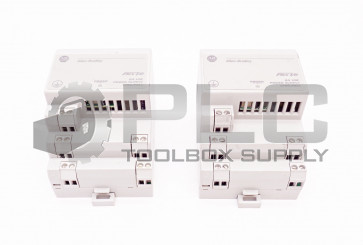 LOT OF 2 ALLEN BRADLEY 1794-PS13 /B FLEX I/O AC POWER SUPPLY
