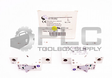 BOX OF 2 NEW ALLEN BRADLEY 1492-SP1C160 /C MINI CIRCUIT BREAKER 1492-SP *QTY*