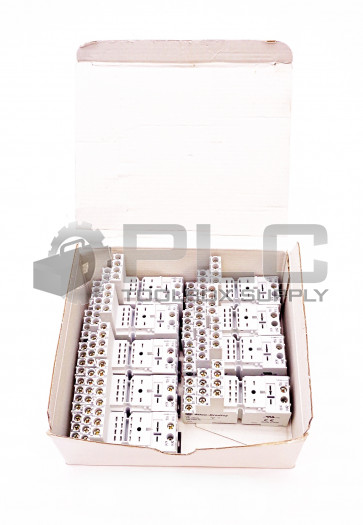BOX OF 9 NEW ALLEN BRADLEY 700-HN104 /A RELAY SOCKET 14 PIN 10A 250V 700HN104