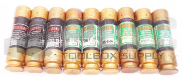 LOT OF 9 FUSETRON FRN-R-60 DUAL ELEMENT CLASS RK 5 FUSE