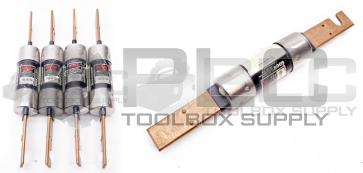 LOT OF 5 BUSSMAN FRS-R-100 DUAL ELEMENT TIME DELAY CLASS RK5 FUSE 600V