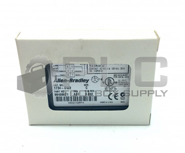 NEW ALLEN BRADLEY 1734-0W2 SERIES C OUTPUT MODULE RELAY DPST 2AMP 1734-OW2