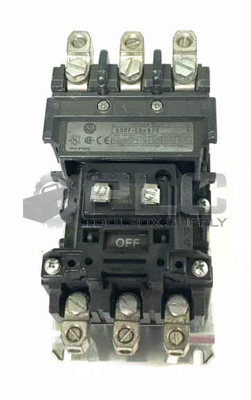 NEW ALLEN BRADLEY SIZE 2 CONTACTOR 500F-C0*930 SER B OLD STOCK 500F-CO*930