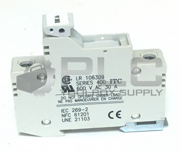 NEW ITC LR 106309 400 SERIES 1-POLE FUSE HOLDER 30 A
