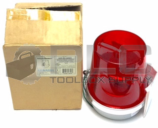 NEW EDWARDS 52R-N5-40WH ROTATING LIGHT 40 WATT HALOGEN LAMP 120VAC 50/60HZ .35AMP RED
