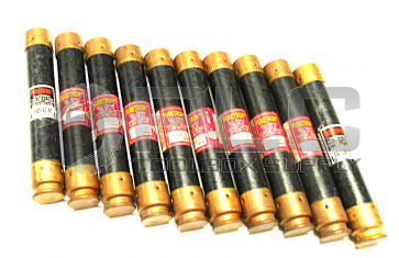LOT OF 10 BUSSMANN FRS-R-10 FUSETRON TIME DELAY FUSES 600V