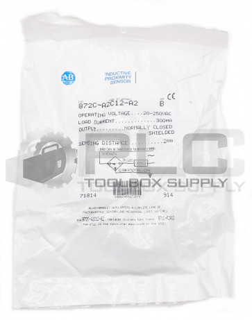 NEW SEALED ALLEN BRADLEY 872C-A2C12-A2 SER B INDUCTIVE PROXIMITY SENSOR