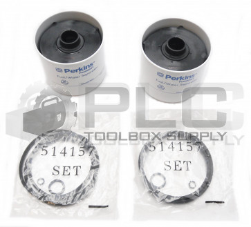 LOT OF 2 NEW PERKINS 4415122 FUEL/WATER SEPARATOR 
