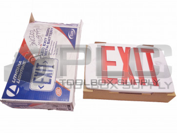 NEW LITHONIA LIGHTING 3BA32 EXIT SIGN LED 120-277V TOP END OR BACK MOUNT