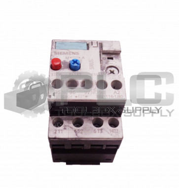 NEW SIEMENS 3RU1116-1JBO OVERLOAD RELAY