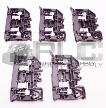 NEW LOT OF 5 ALLEN BRADLEY 1492-H CONTACT BLOCK BLACK