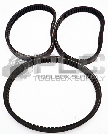 NEW LOT OF 3 JASON INDUSTRIAL INC. 1426V298 VARIABLE SPEED COG BELT