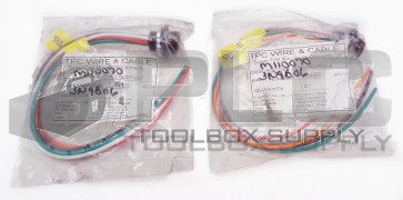LOT OF 2 NEW TPC WIRE & CABLE 84500 5 POLE MALE RECEPTACLE
