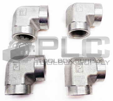 NEW LOT OF 4 PARKER M0714 1 1/4" ID ELBOW FITTING