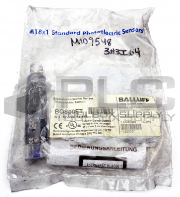 NEW BALLUFF BOS00ET PHOTOELECTRIC SENSOR BLS 18KW-XX-1LT-S4-L