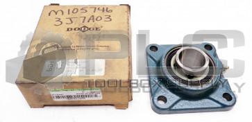 NEW DODGE F4B-SC-107 4 BOLT FLANGE BEARING 1-7/16" 124208 R115/2457