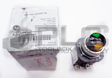 NEW ALLEN BRADLEY 800T-QCL224XAXG 30MM PILOT LIGHT 800T PB SERIES P