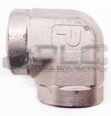 LOT OF 4 NEW PARKER 1-1/2" TO 1-1/2" NPT THREADED FEMALE CAST IRON 90° ELBOW
