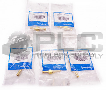 LOT OF 5 SWAGELOK B-4-HC-A-401 HOSE CONNECTOR