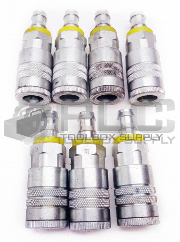 LOT OF 7 NEW PARKER 16 6BP 1/2" PUSH LOK HOSE COUPLER, 16-6BP
