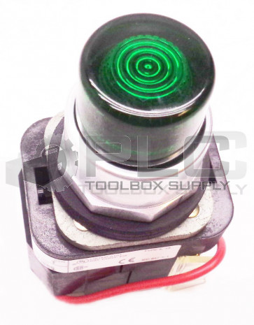 NEW ALLEN BRADLEY 800T-PT16G PILOT LIGHT LED GREEN 800TPT16G