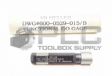 NEW FEGA 9262-B FUNCTIONAL GO GAGE 600-0529-015/B