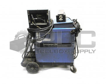 MILLER SYNCROWAVE 250 AC/DC WELDING POWER SOURCE w/ RADIATOR 1A COOLING SYSTEM