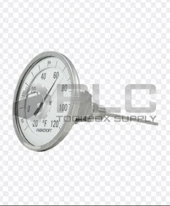 NEW ASHCROFT 50EI60E060 5" BIMETAL THERMOMETER 0-200 F  STEM 6"