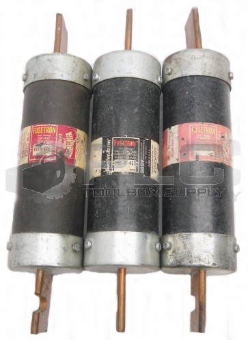 LOT OF 3 BUSSMANN FRS-R-400 DUAL-ELEMENT TIME DELAY CLASS RK5 FUSE 600V