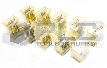 LOT OF 10 IDEC RH2B-U DC24V RELAY 24V
