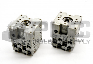 LOT OF 2 ALLEN BRADLEY 194L-E16-* LOAD SWITCH 194L-E16