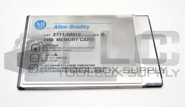 ALLEN BRADLEY 2711-NM12 PCMCIA LINEAR FLASH MEMORY CARD FOR PROGRAM/DATA BACKUP