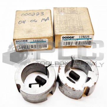 NEW LOT OF 2 DODGE 119226 1610 X 1-7/16 IK TAPER LOCK BRUSHING 
