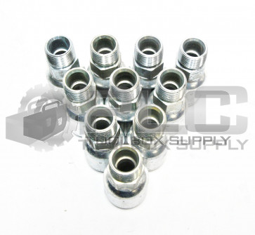 LOT OF 10 NEW PARKER 10143-12-12 HYDRAULIC HOSE FITTING