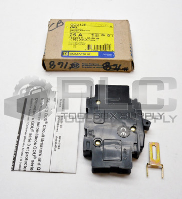 NEW SQUARE D QOU125 CIRCUIT BREAKER