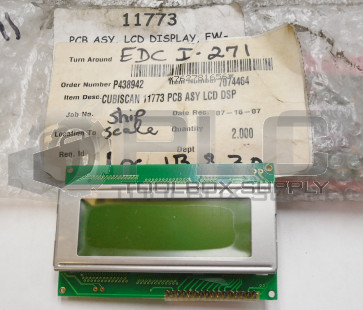 NEW CUBISCAN 11773 PCB ASSEMBLY LCD DISPLAY M204-1A3