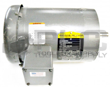 BALDOR RELIANCE VM3554 MOTOR 1.5HP 208-230/460V 5-4.6/2.3AMP 1735RPM