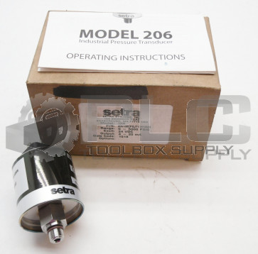 NEW SETRA C206 INDUSTRIAL PRESSURE TRANSDUCER 0-5000PSIG 206150CPGJ711H18NN