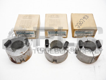 LOT OF 3 NEW DODGE 119119 TAPER LOCK BRUSHING 2517 X 1-11/16 KW 