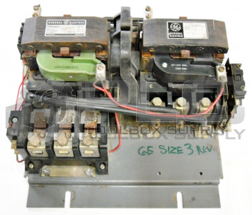 GENERAL ELECTRIC CR209E000BAA w/ CR306E0 REVERSING MOTOR STARTER 