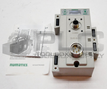 NEW NUMATICS 240-241 SUB-BUS VALVE MODULE 4 PIN 24VDC