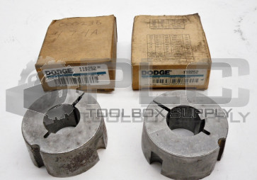 NEW LOT OF 2 DODGE 119252 BRUSHING 1-3/16 IK