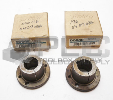 LOT OF 2 DODGE 122053 BRUSHING H X 1 KW 