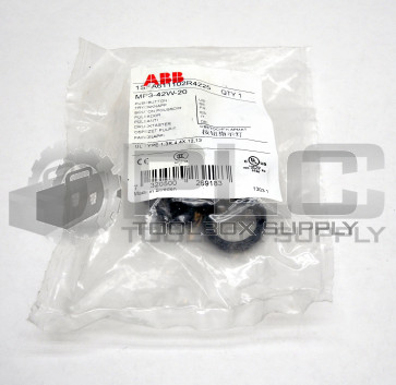 NEW ABB MP3-42W-20 PUSHBUTTON MP342W20 1SFA611102R4225