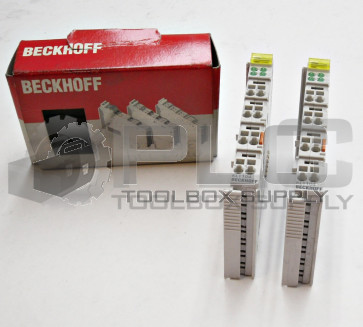 NEW BECKHOFF KL1104 4-CHANNEL DIGITAL INPUT TERMINAL 24 V DC FILTER QTY 2