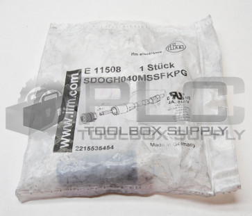 NEW SEALED IFM SDOGH040MSSFKPG-E11508 WIRABLE SOCKET